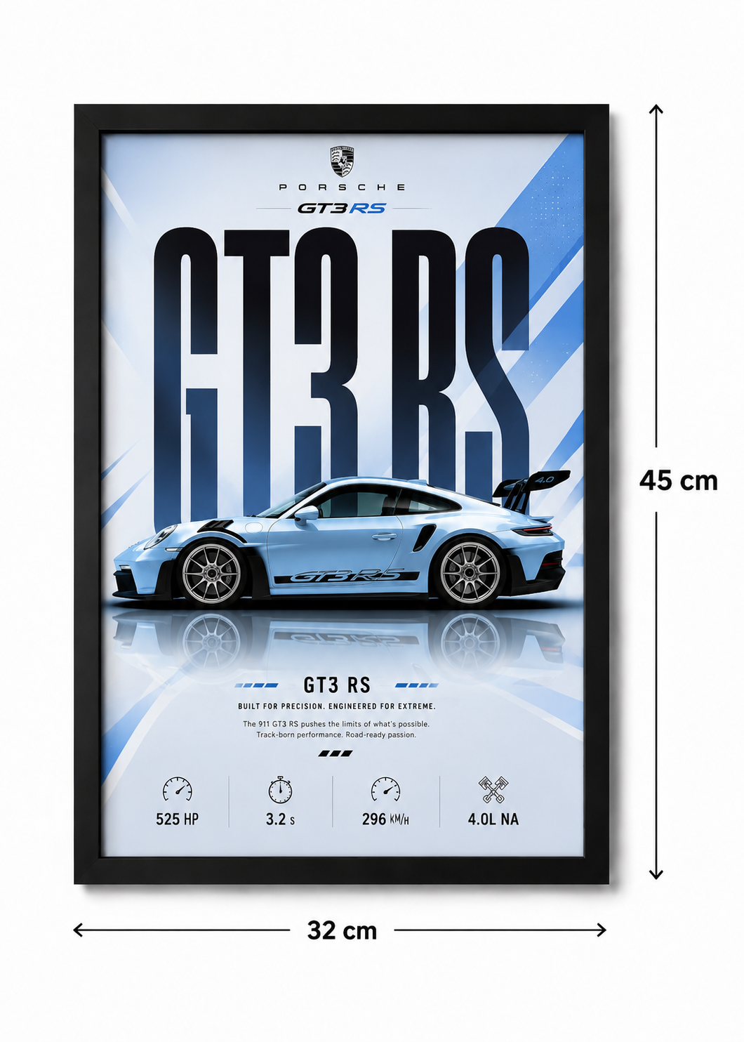 Porsche GT3 RS frame